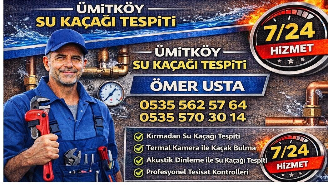 ÜMİTKÖY SU KAÇAĞI TESPİTİ